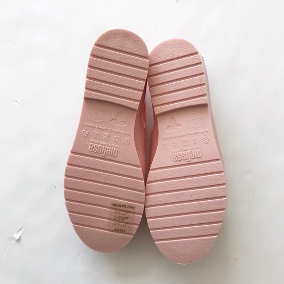 Mini Melissa NWOT pink daisy jelly Mary Janes size 3 youth: - Picture 7 of 8